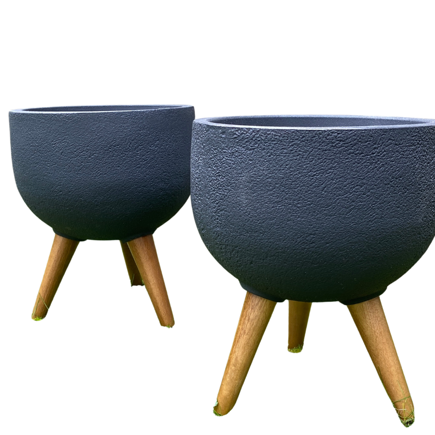 Patas de Madera Negro